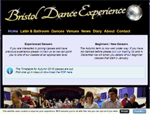 Tablet Screenshot of bristoldanceexperience.co.uk